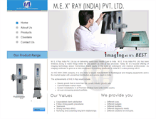 Tablet Screenshot of mexrayindia.com